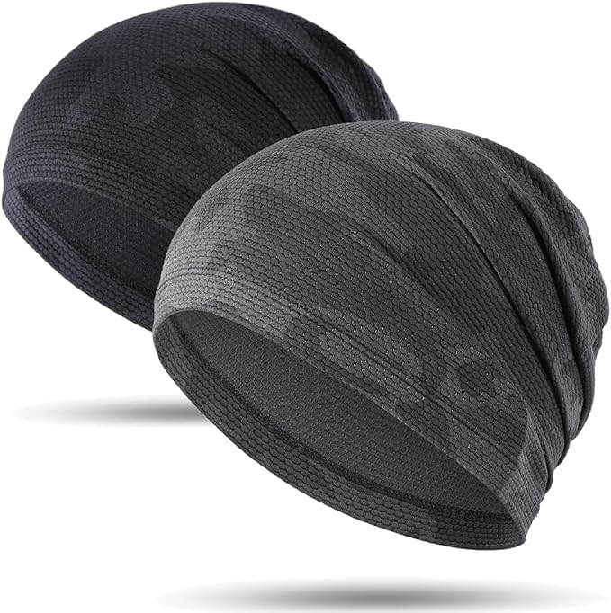 2 Pack - Skull Caps Fashion Breathable Sport Caps for Men Women