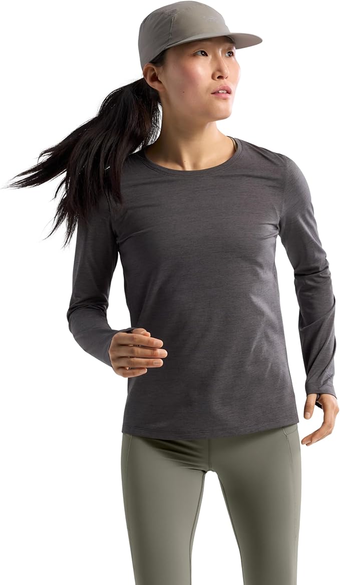 Taema Crew Neck Long Sleeve Shirts for Women | Quick Dry Long Sleeve Workout Shirt
