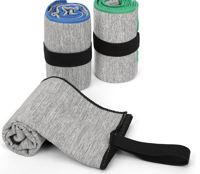 3 Pack Microfiber Gym Towel Fast Drying Men Women Workout Gear for Body Sweat